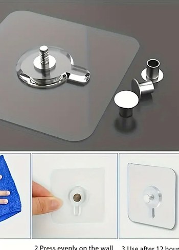 Güçlü Yapışkanlı Duvar Askısı - Görsel 6