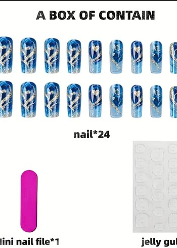 Takma Tırnak Seti 96 Parça - Görsel 6