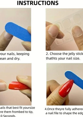 Takma Tırnak 96 parça - Görsel 6