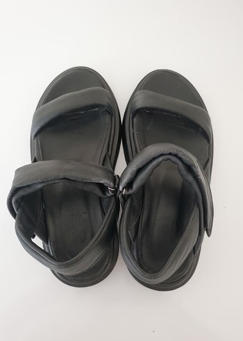 Elle Siyah Kadın Sandalet