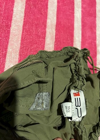 BÜYÜK BEDEN KADIN PARASÜT PANTALON HAKİ