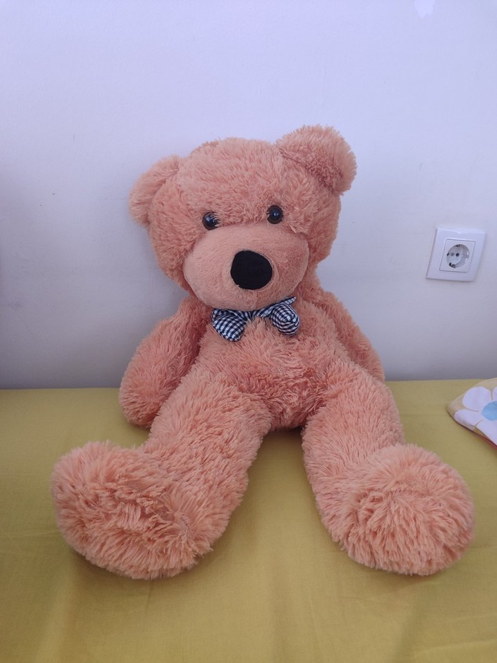 turuncu Peluş Ayı Oyuncak - Görsel 2