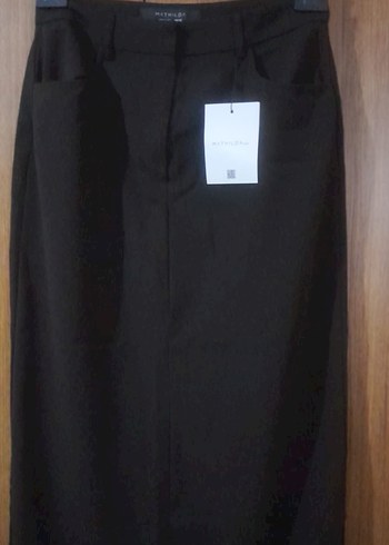 MathildaStore Açık Kahve Midi Kalem Etek - Görsel 2