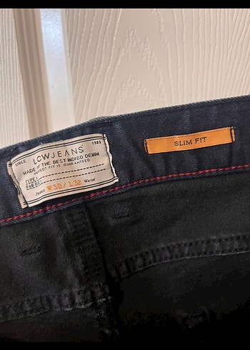 Lacivert Düğmeli Erkek Denim Pantolon - Görsel 3