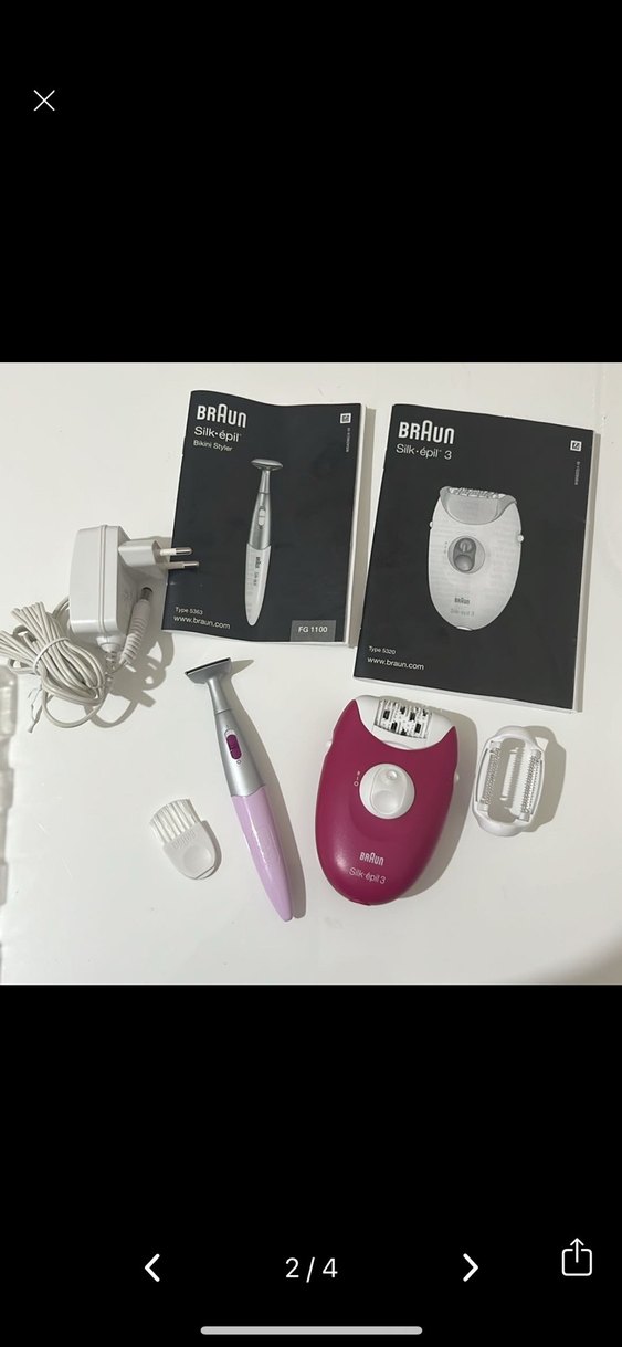 Braun Silk-épil 3-031 Kablolu Epilatör Pembe - Görsel 2