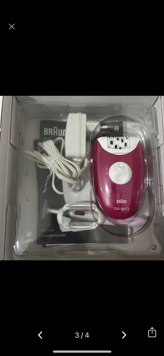 Braun Silk-épil 3-031 Kablolu Epilatör Pembe - Görsel 3