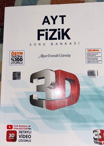 AYT Fizik 3D Soru Bankası