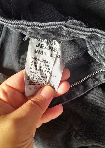 siyah kargo pantolon - Görsel 2