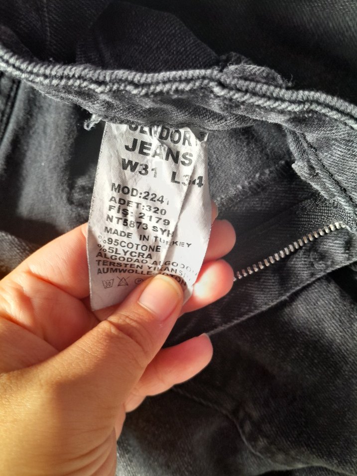 siyah kargo pantolon - Görsel 2