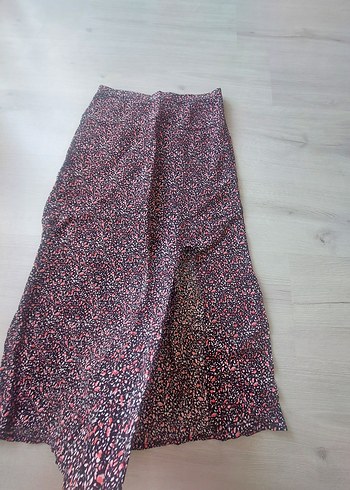 Diğer Kadın Çok Renkli Uzun Salaş Midi Etek