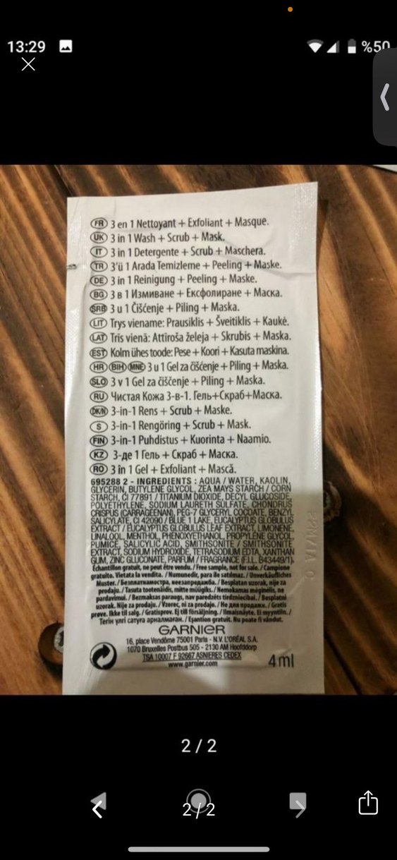 Garnier Pure Active Maske 5'li Paket - Görsel 2