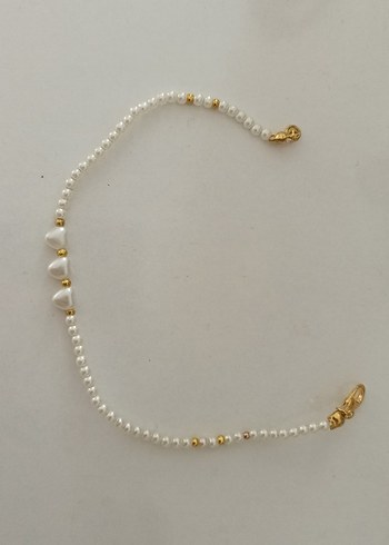 Diğer Beyaz Boncuklu Kadın Bileklik El yapımı:)