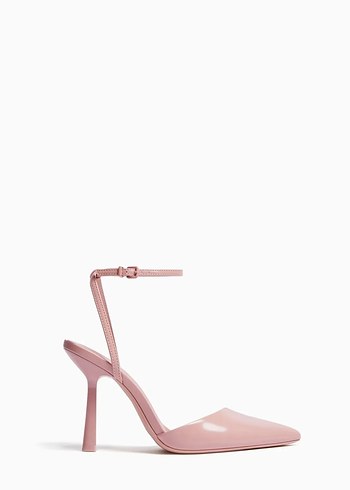 Bershka Pembe Stiletto Topuklu Kadın Abiye Ayakkabı