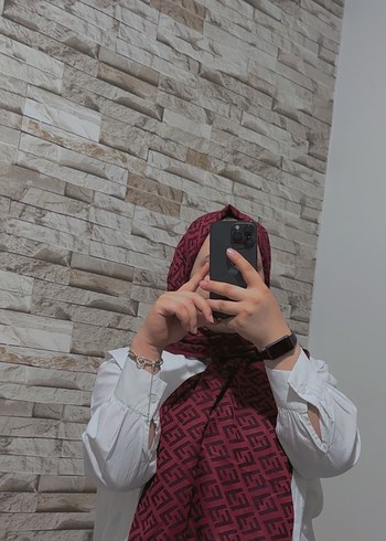  Beden Bordo Kadın Salaş Drapeli Şal