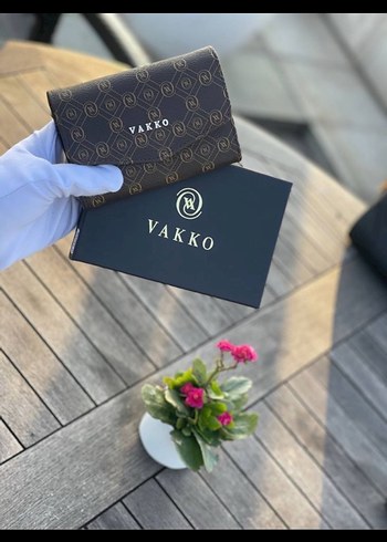 Vakko Kadın Deri Cüzdan Velcro Kapatmalı cüzdan çanta