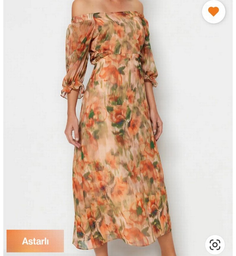 Bohem Tarz Pastel Renkli Uzun Elbise - Görsel 5