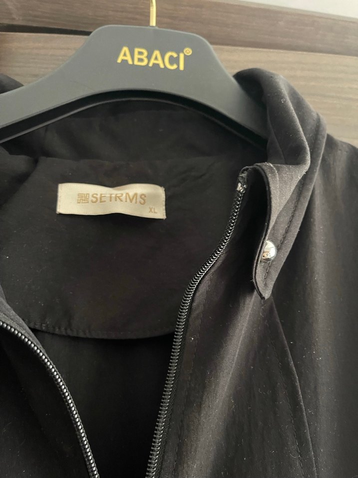 Kadın Gri Uzun Fermuarlı Kaban - Görsel 5