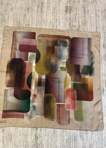 Kadın Çok Renkli Modern Desenli Şal - Görsel 5