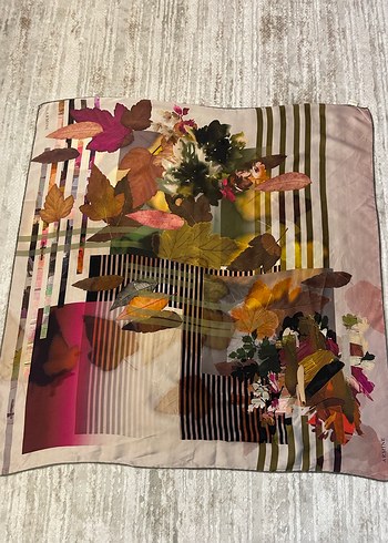 Kadın Çok Renkli Modern Desenli Şal - Görsel 4