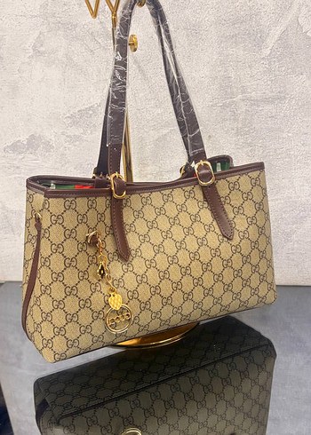 Gucci Monogramli Sik Tote Canta