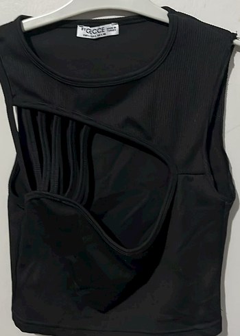 Trendyol & Milla Siyah Fitilli crop