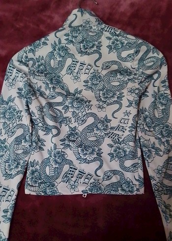 Trendyol & Milla yılan desenli crop