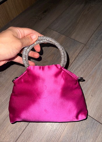 Primark Taşlı Pembe Kadın Çanta