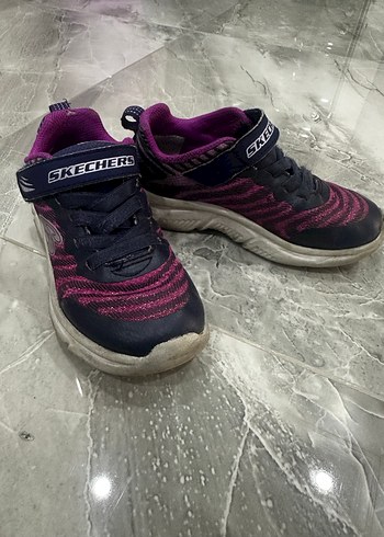 25 Beden Kız Çocuk Mor Skechers Spor Ayakkabı