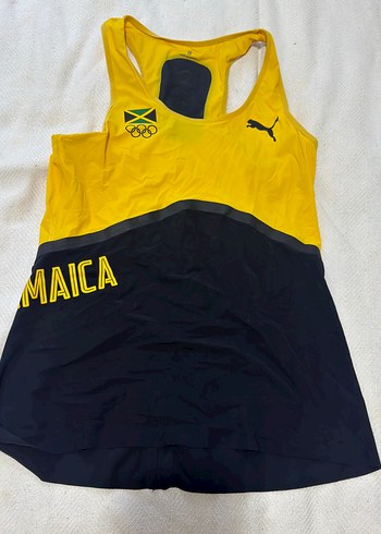 Puma Mavi Slim Fit Spor Pantolon ve askılı atlet