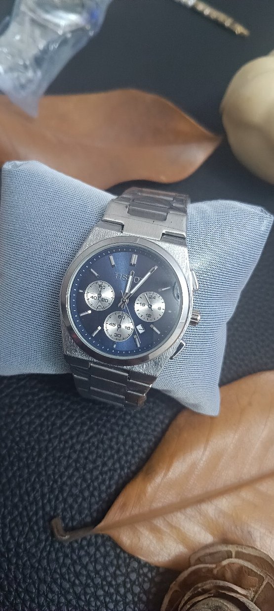 Lacivert Kadran Tissot Erkek İş Saatı - Görsel 2