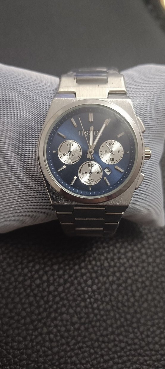 Lacivert Kadran Tissot Erkek İş Saatı - Görsel 3