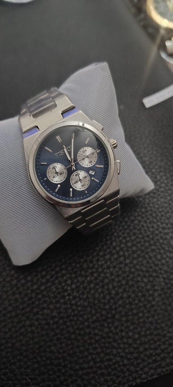 Lacivert Kadran Tissot Erkek İş Saatı - Görsel 5