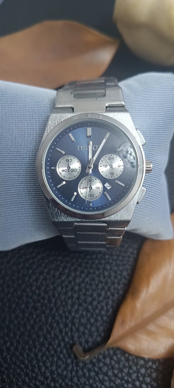 Lacivert Kadran Tissot Erkek İş Saatı - Görsel 4