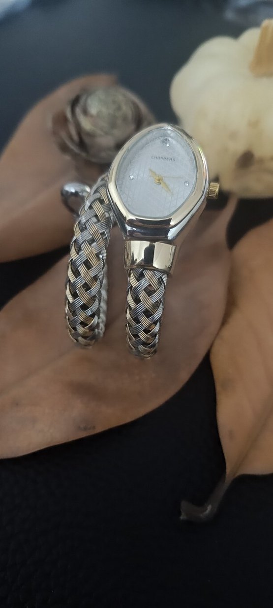 Bohem Gri Altın Renk Kadın Bileklik Saat - Görsel 2