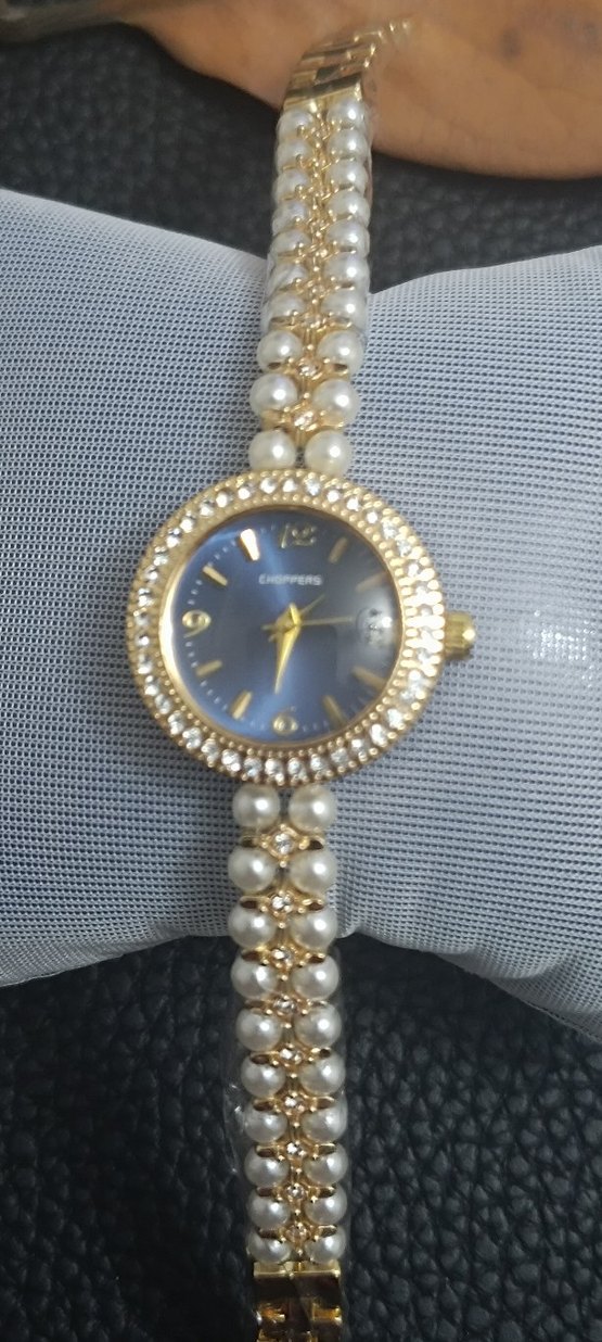 İnci Detaylı COOPPERS Mavi Kadın Kol Saati - Görsel 4