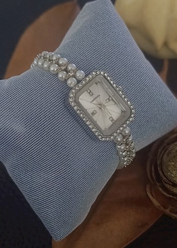 CHOPPERS Beyaz İnci Detaylı Kadın Saat - Görsel 6