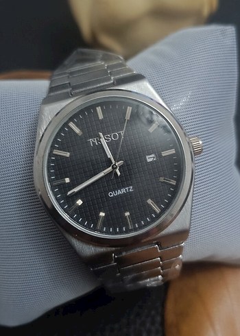 Klasik Siyah Tissot Erkek Kol Saati - Görsel 4