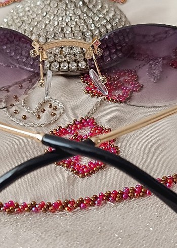 Kapın Fierx Oval Mor Bohem Bayan Güneş Gözlüğü - Görsel 2