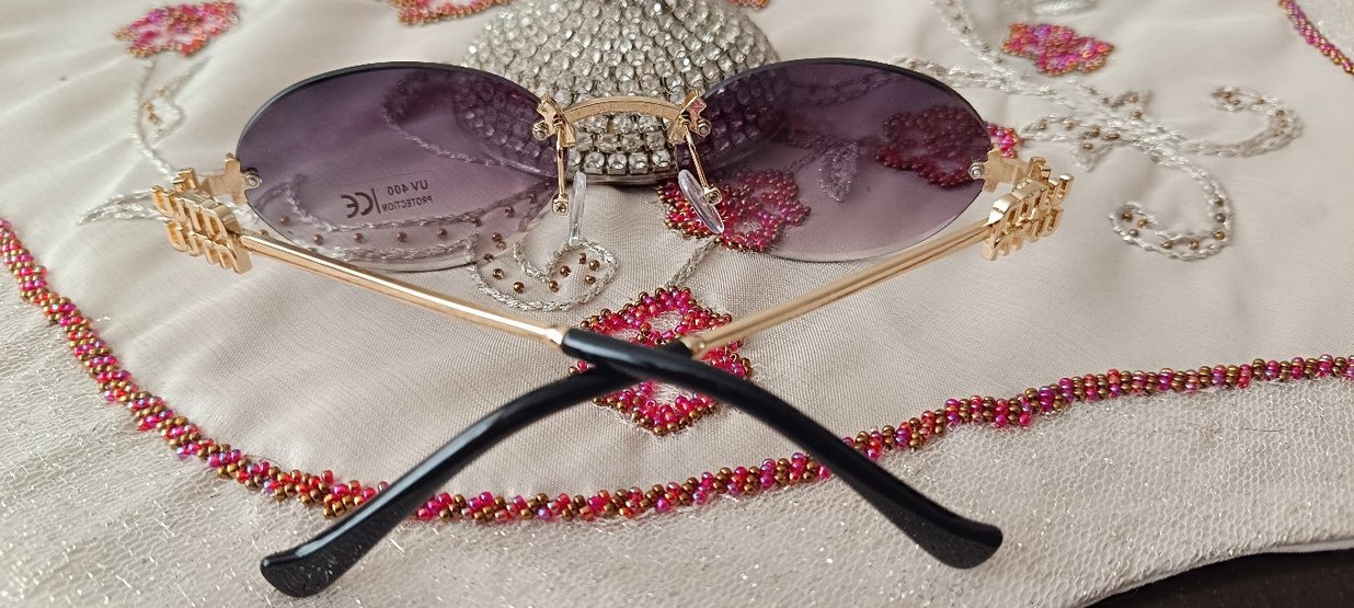 Kapın Fierx Oval Mor Bohem Bayan Güneş Gözlüğü - Görsel 2