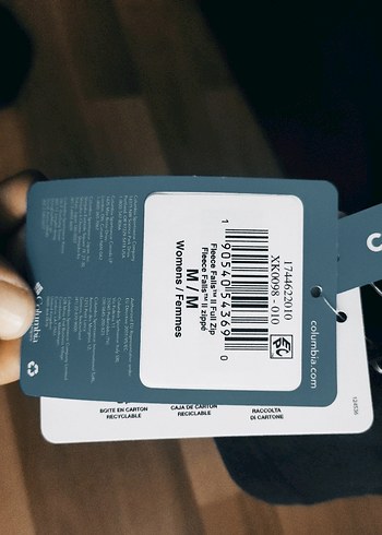 m Beden Columbia Siyah Fermuarlı Kadın Polar Ceket