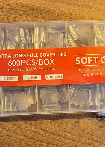 600 Parça Beyaz Kare Tırnak Dekorasyonu - Görsel 2