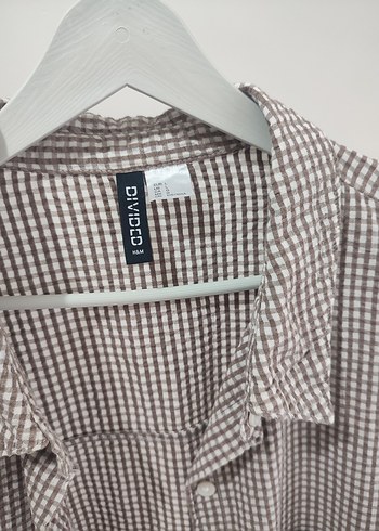 H&M Ekose Desenli Uzun Kollu Kadın Gömlek