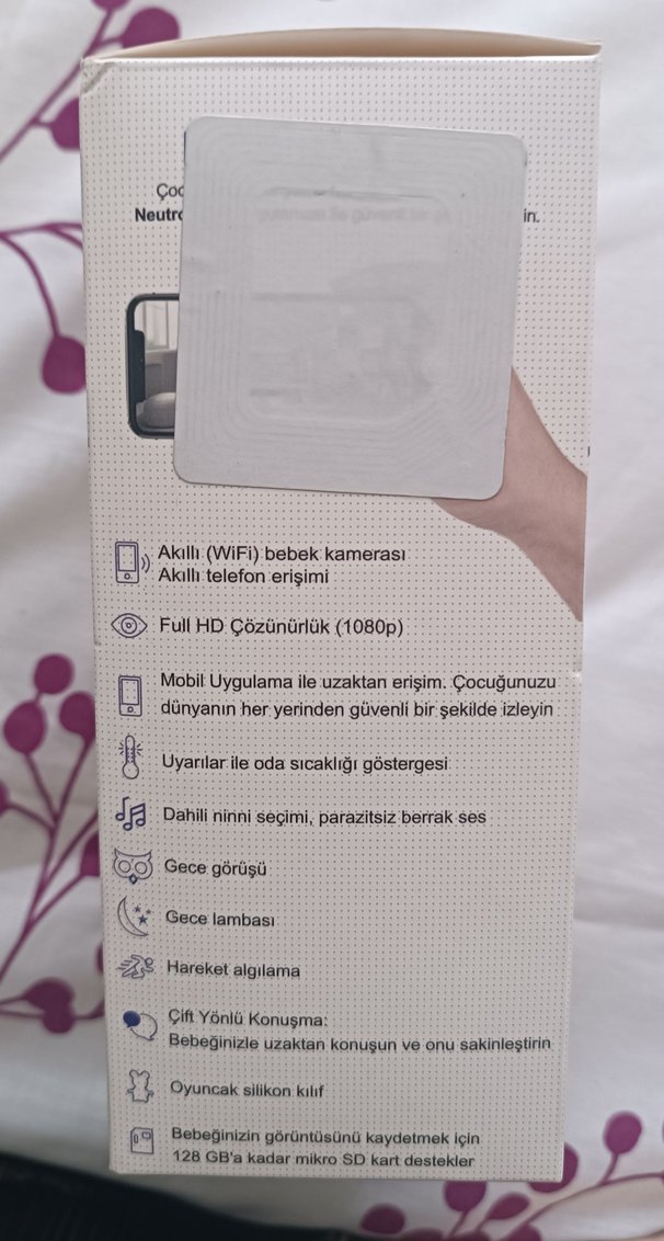 Neutron Pembe Akıllı Bebek Kamerası - Sıfır Ayarında - Görsel 2