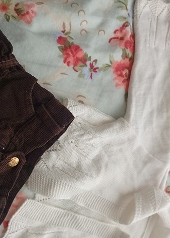 Kız Çocuk Uzun Kollu Dantel Detaylı Bolero takım - Görsel 2