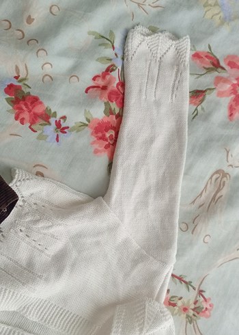 Kız Çocuk Uzun Kollu Dantel Detaylı Bolero takım - Görsel 3