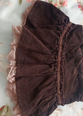 Kız Çocuk Uzun Kollu Dantel Detaylı Bolero takım - Görsel 6