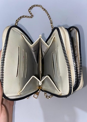 Armine 3 Bölmeli Zincir Detaylı Kadın Çanta - Görsel 3