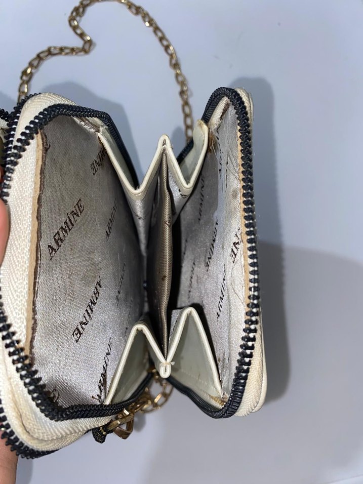 Armine 3 Bölmeli Zincir Detaylı Kadın Çanta - Görsel 2