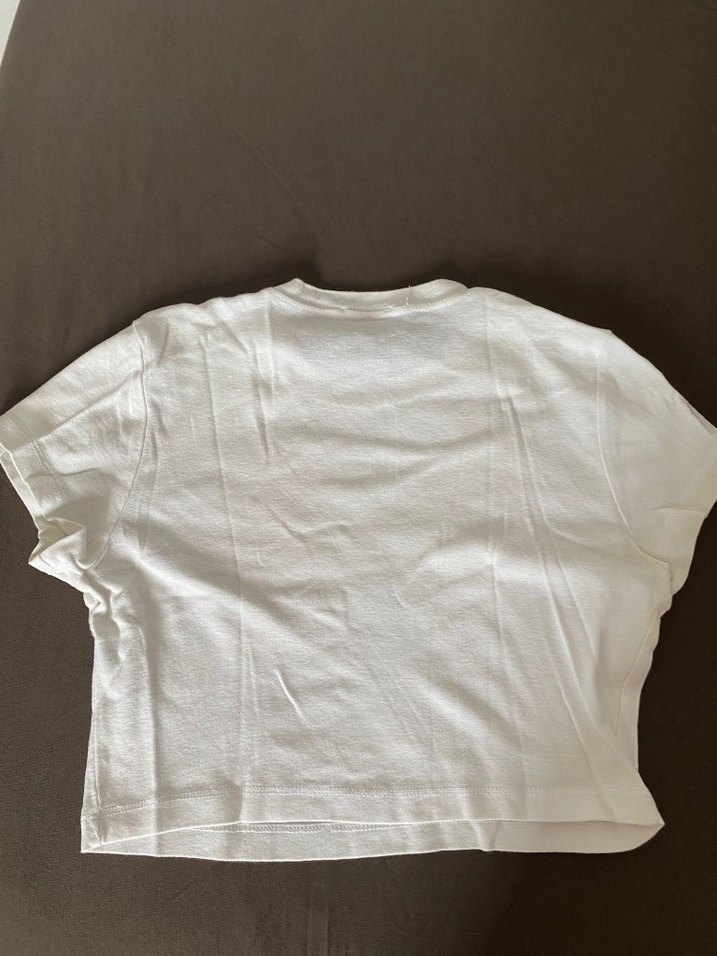 Baskılı Kadın Beyaz Tişört - Görsel 3