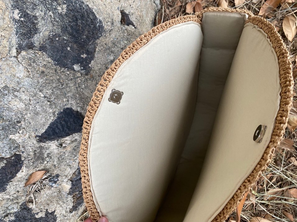 Dantel Detaylı Bohem Örgü Kadın Çanta - Görsel 2